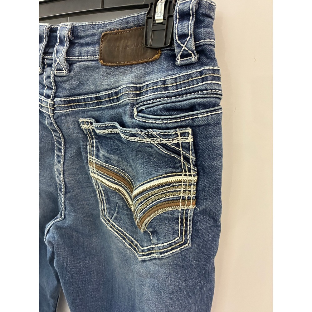 Buckle Black Fit No 3 Bootcut Slim Fit Mens Jeans Blue Whiskered 30x29 - Picture 9 of 10